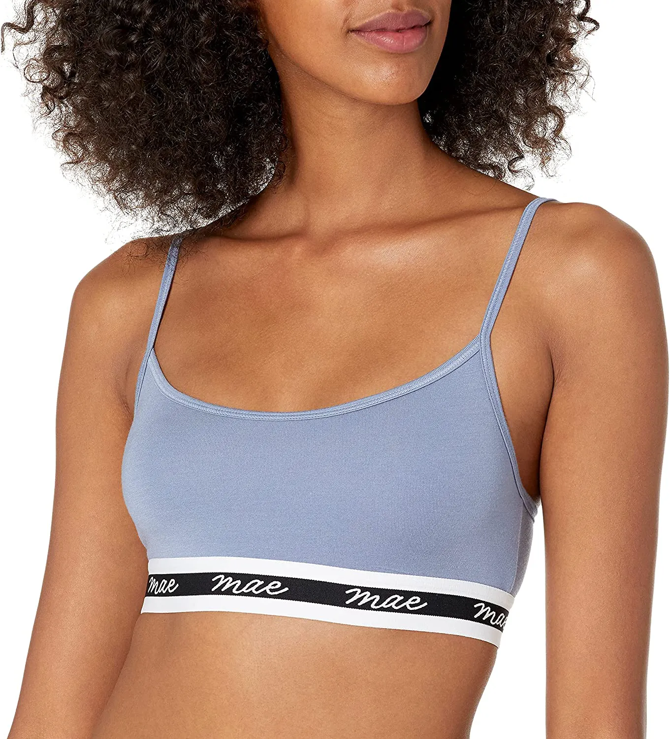 Mae Women's Pullover Modal Matte Logo Elastic Bralette