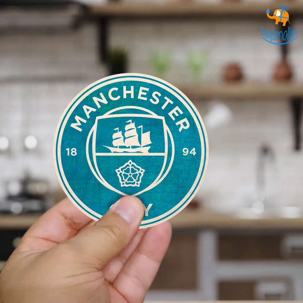 Manchester City Wooden Fridge Magnet