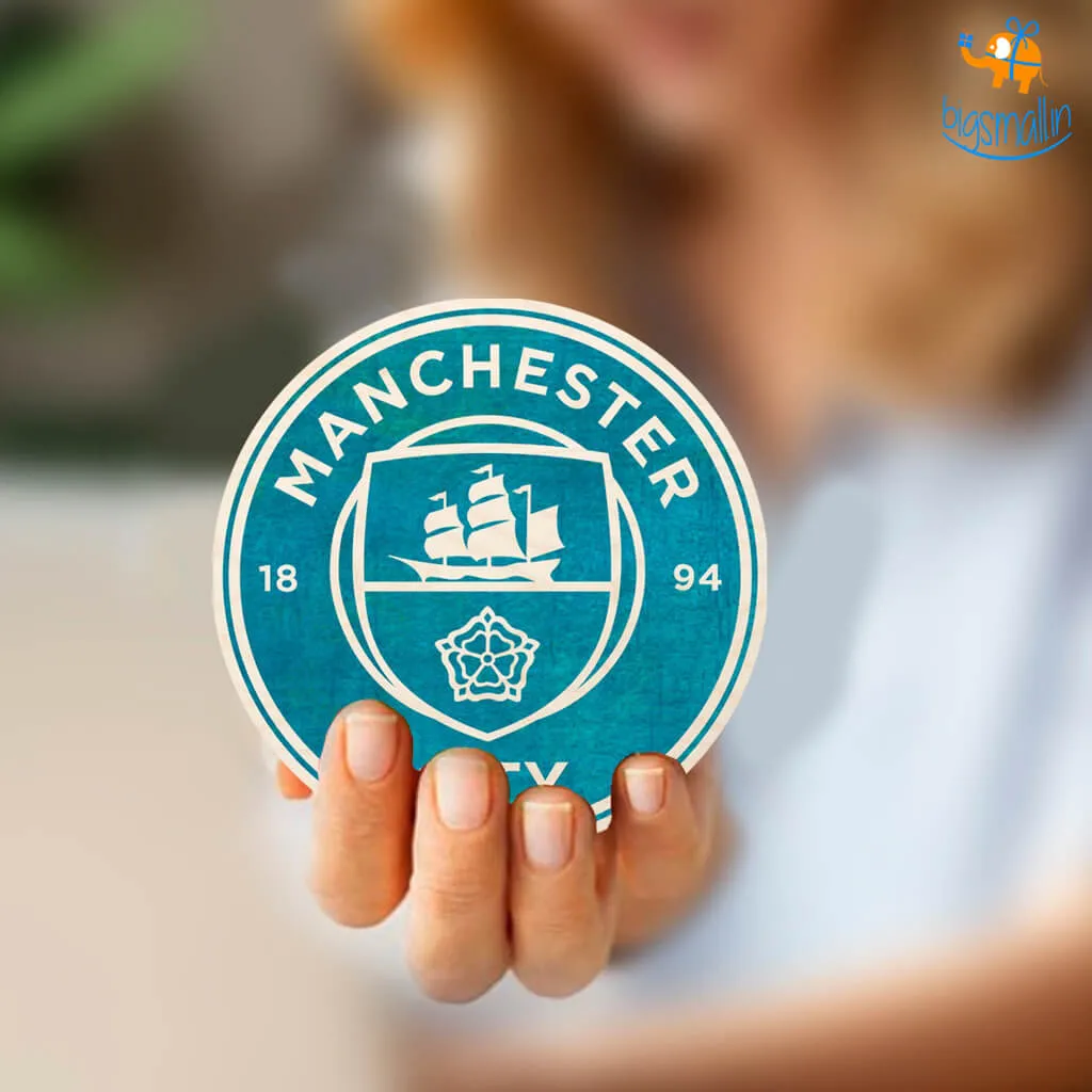 Manchester City Wooden Fridge Magnet