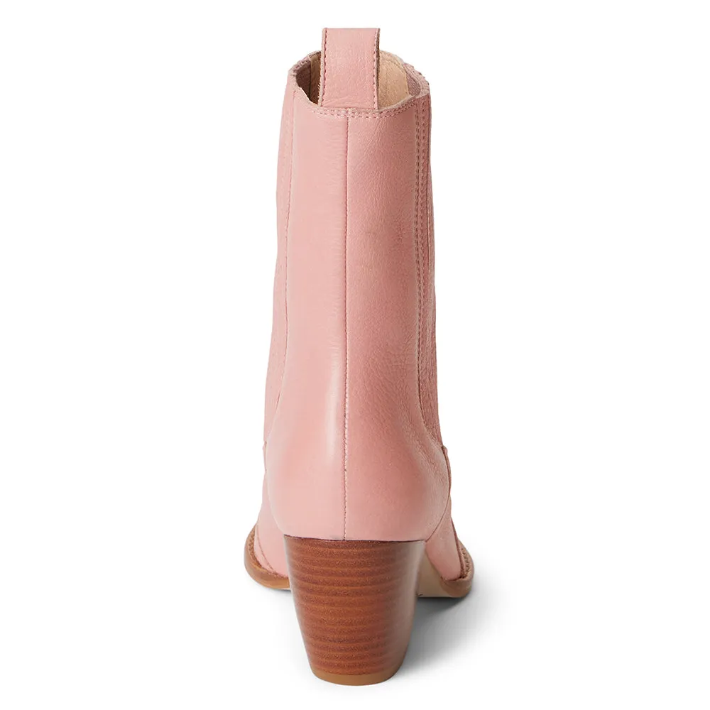 Matisse Collins Ankle Booties in Flamingo Pink