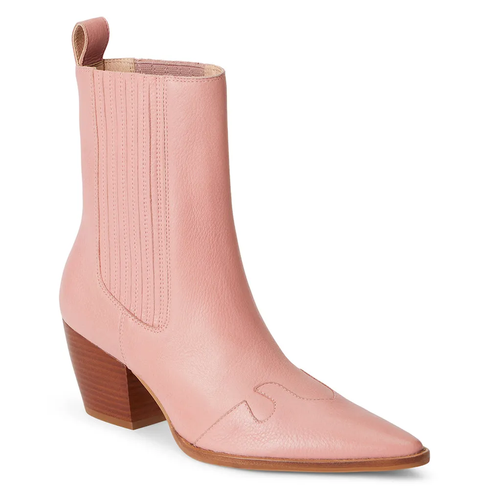 Matisse Collins Ankle Booties in Flamingo Pink