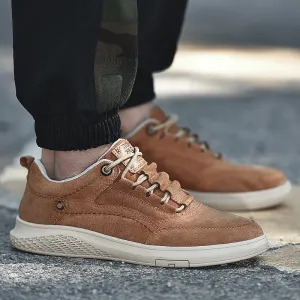 Men's Sewing Men's Suede Leather Shoes Versatile Outdoor Fashion Shoes