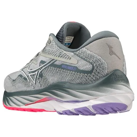 Mizuno | Wave Rider 27 | Women's | Pearl Blue/White