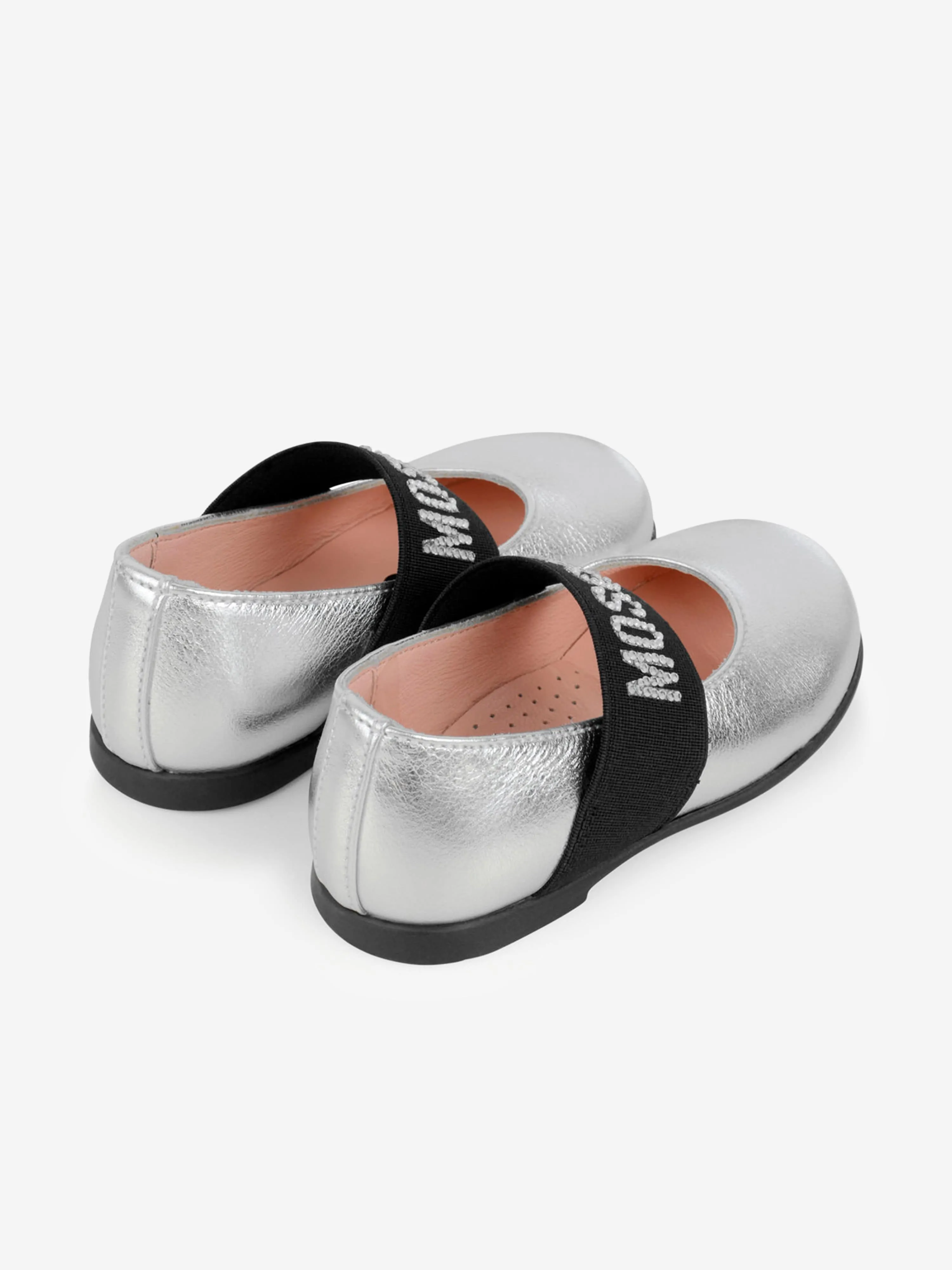 Moschino Girls Shoes - Leather Mary Jane Shoes