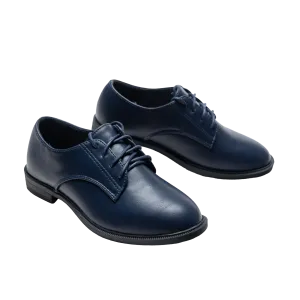 Navy Derby Dress Shoes