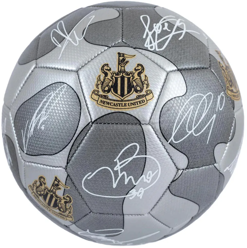 Newcastle United Camo Signature Football - Grey