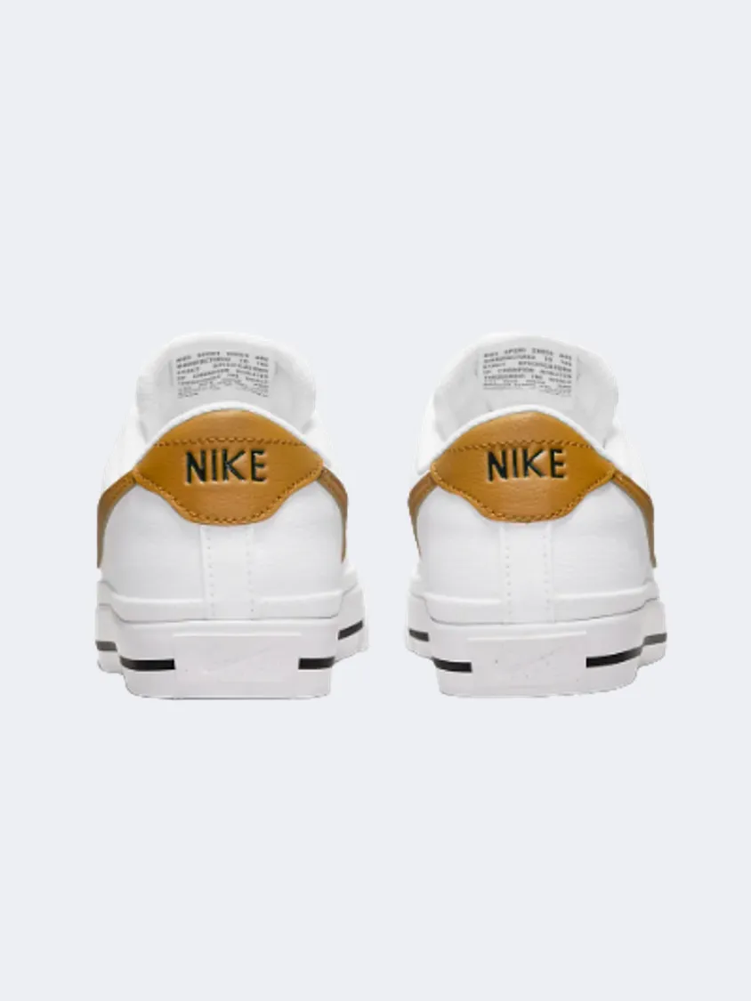 Nike Court Legacy Women Lifestyle Shoes White/Gold