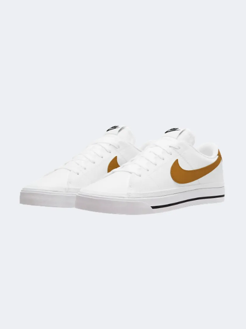 Nike Court Legacy Women Lifestyle Shoes White/Gold