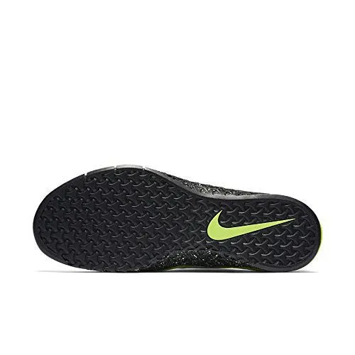 Nike Mens Metcon 3 Training Shoes Track Platinum/Black/Volt Green 852928-006 Size 9.5