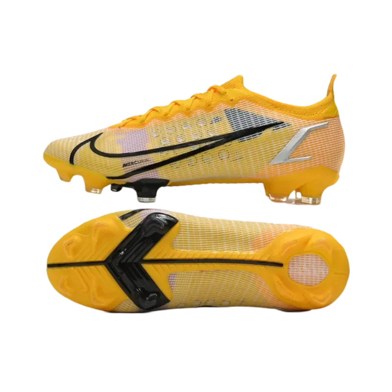 Nike Mercurial Vapor 14 Elite FG Yellow Black - Goatkits Boots