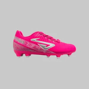 Nomis Prodigy 2.0 FG Boots- Pink/White/Silver- JUNIOR