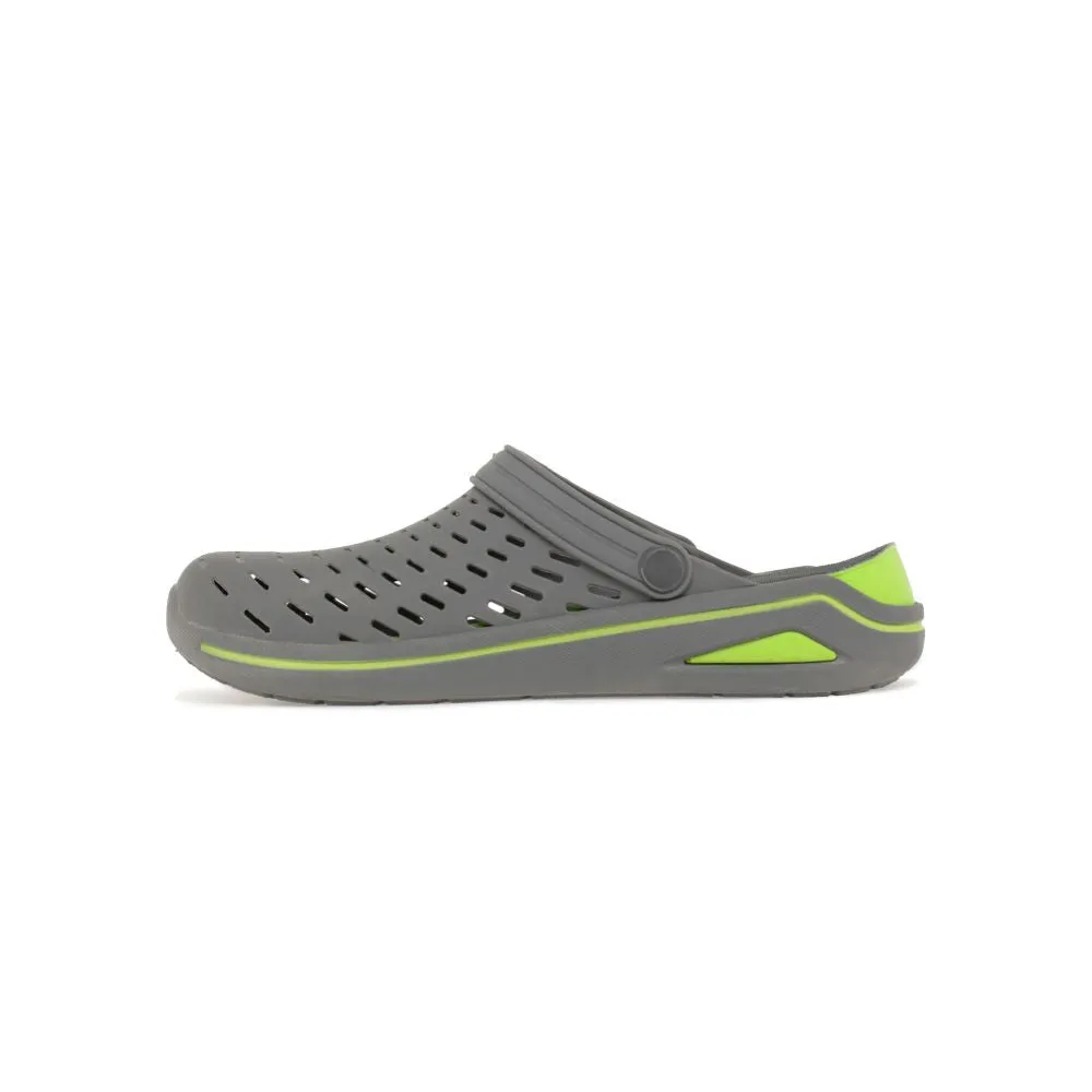 'Oceania' Men's Wakeboard Clog - Grey / Green