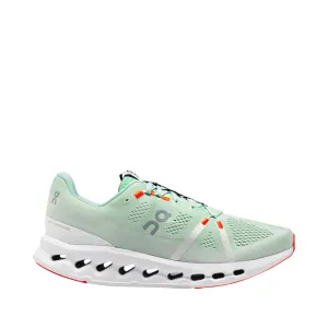 On Men's Cloudsurfer Running Sneaker in Creek/White