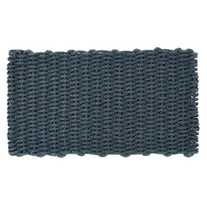 Outdoor Rope Mat Navy Blue