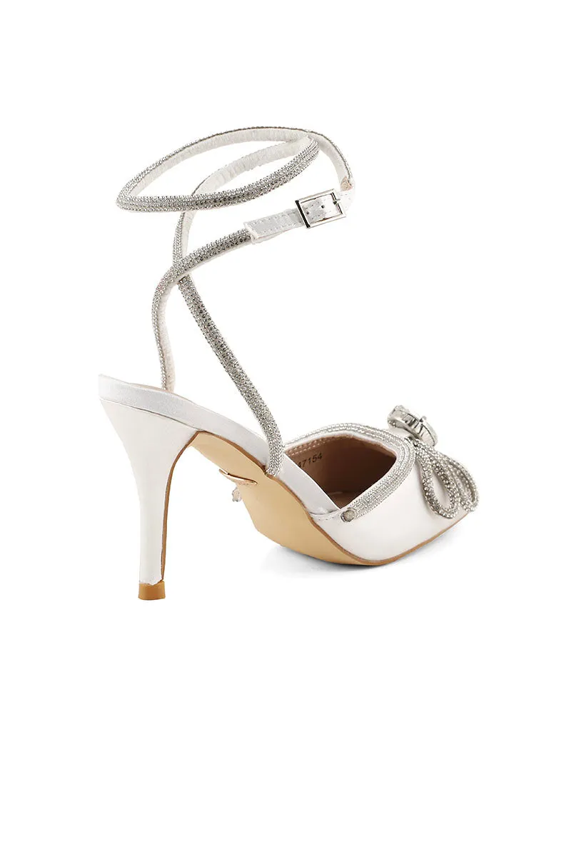 Party Wear Sandal I47154-White