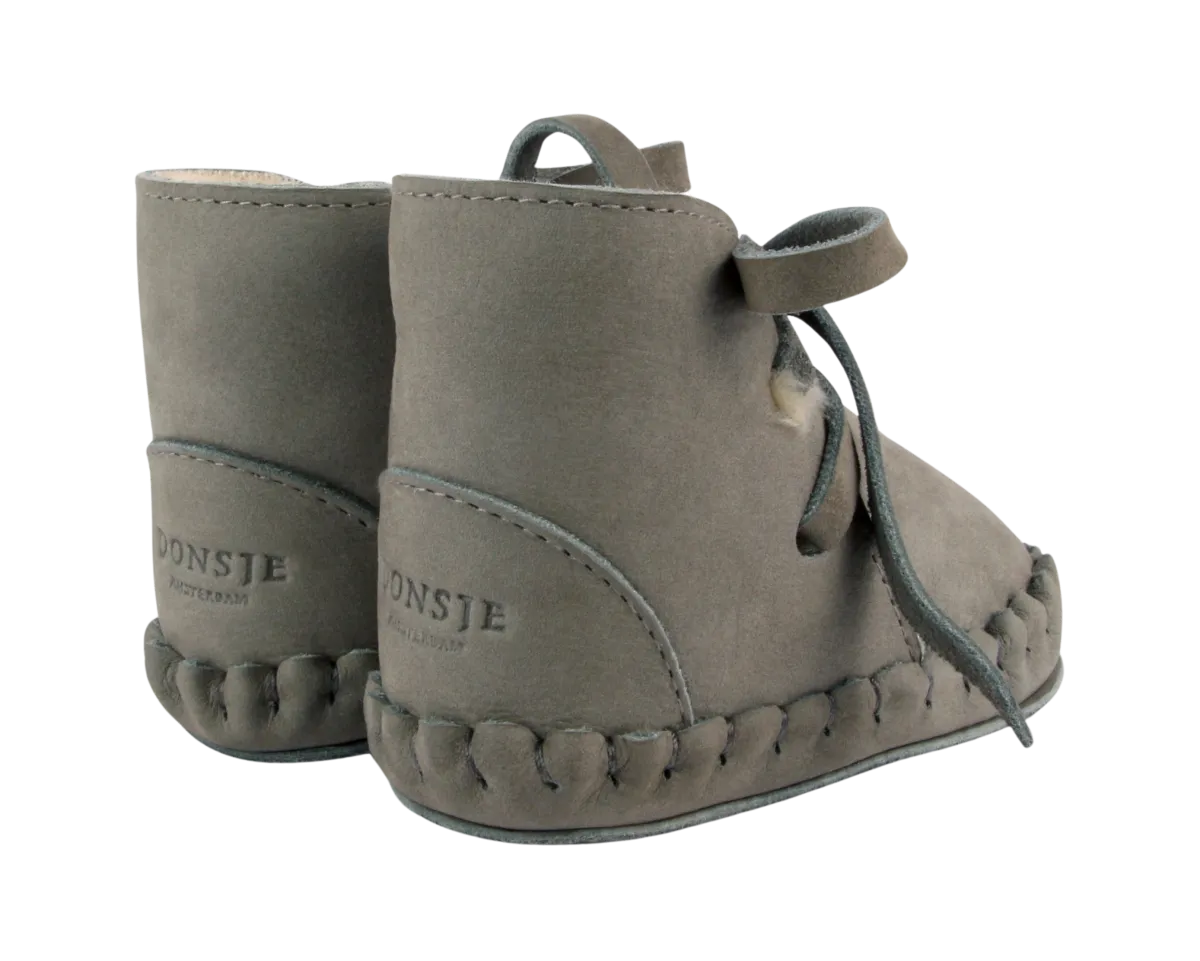 Pina Classic Booties | Stone Nubuck