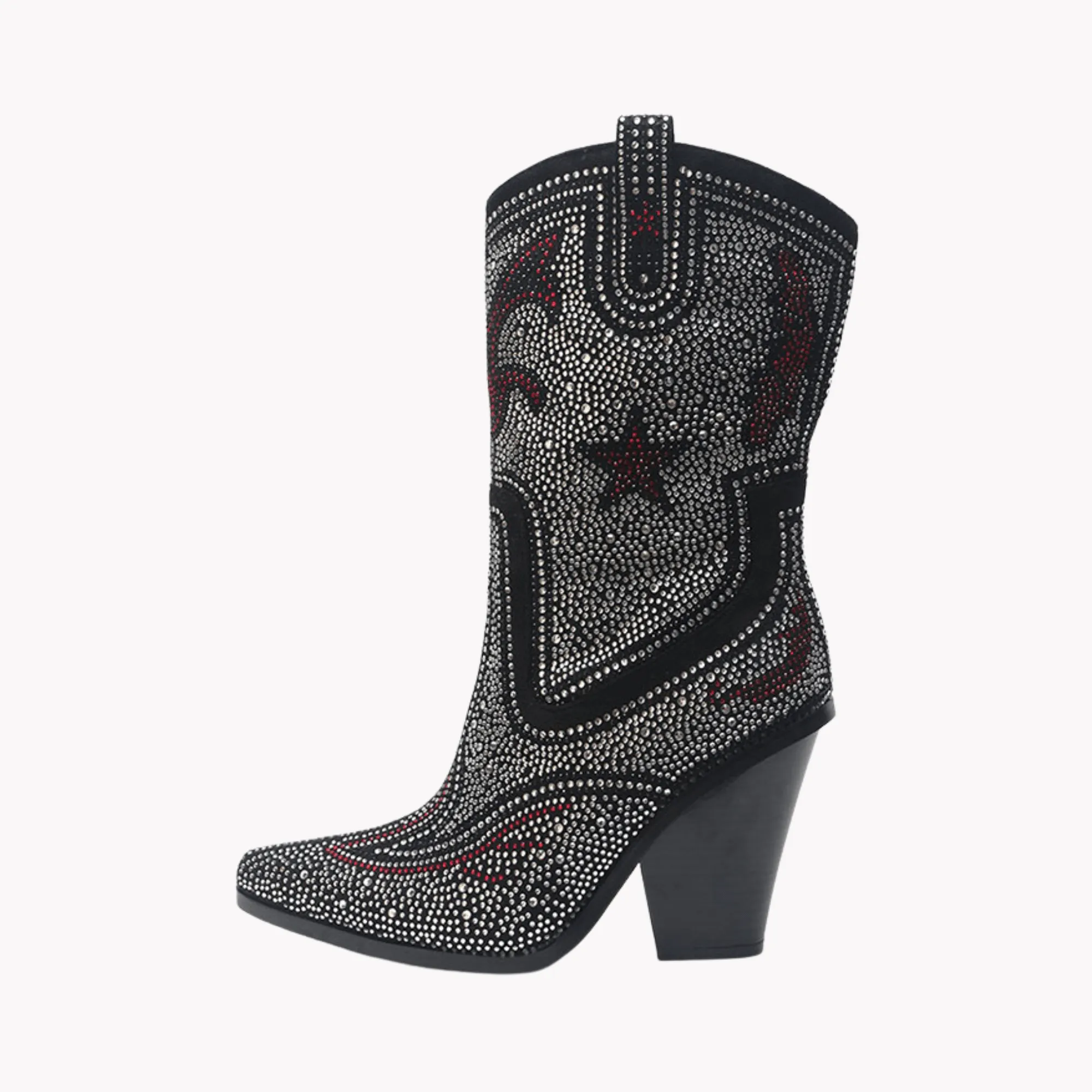 Pre Order:  Rhinestone Star Cowgirl Boots