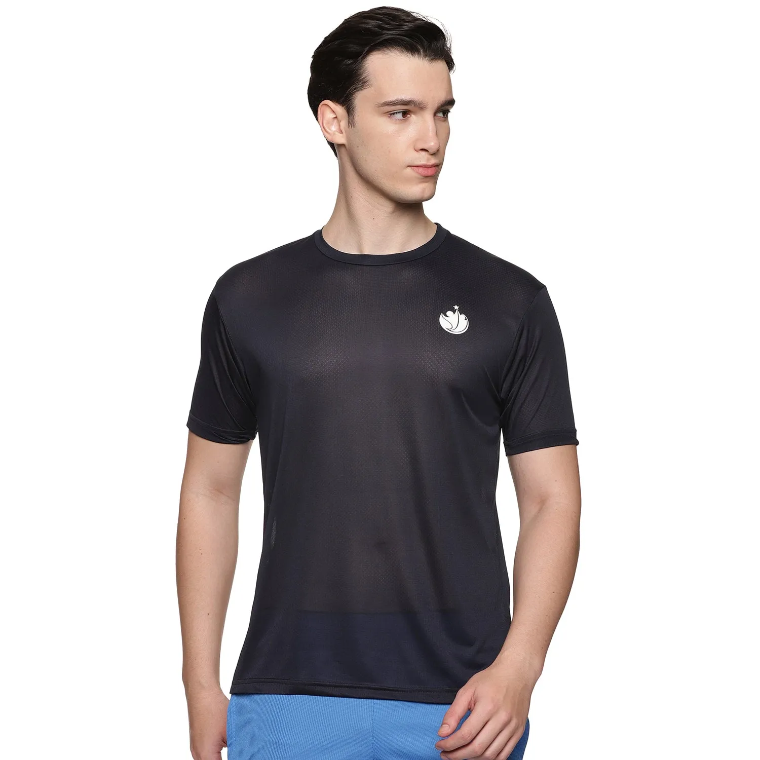 Prokick Plain Half Sleeves Badminton T-Shirt