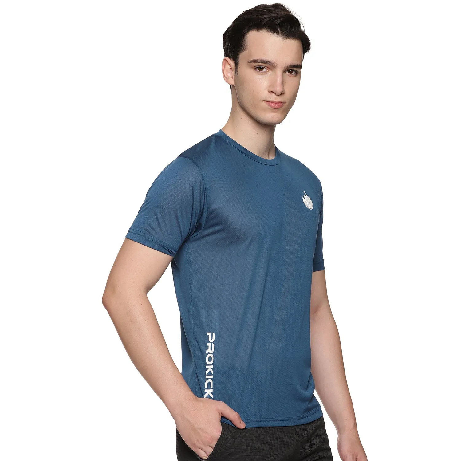 Prokick Plain Half Sleeves Badminton T-Shirt