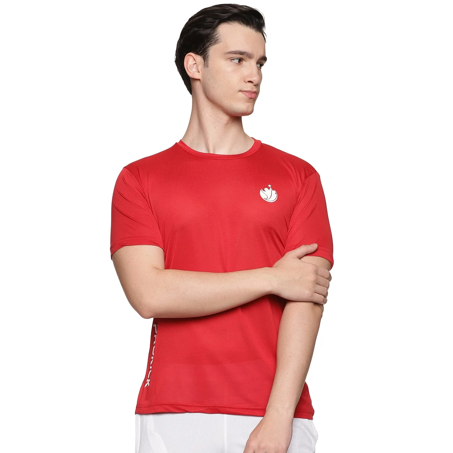 Prokick Plain Half Sleeves Badminton T-Shirt