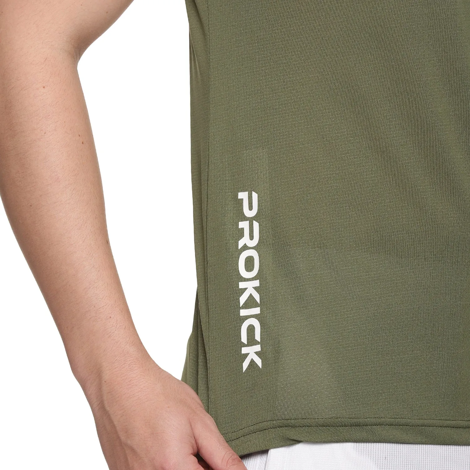 Prokick Plain Half Sleeves Badminton T-Shirt