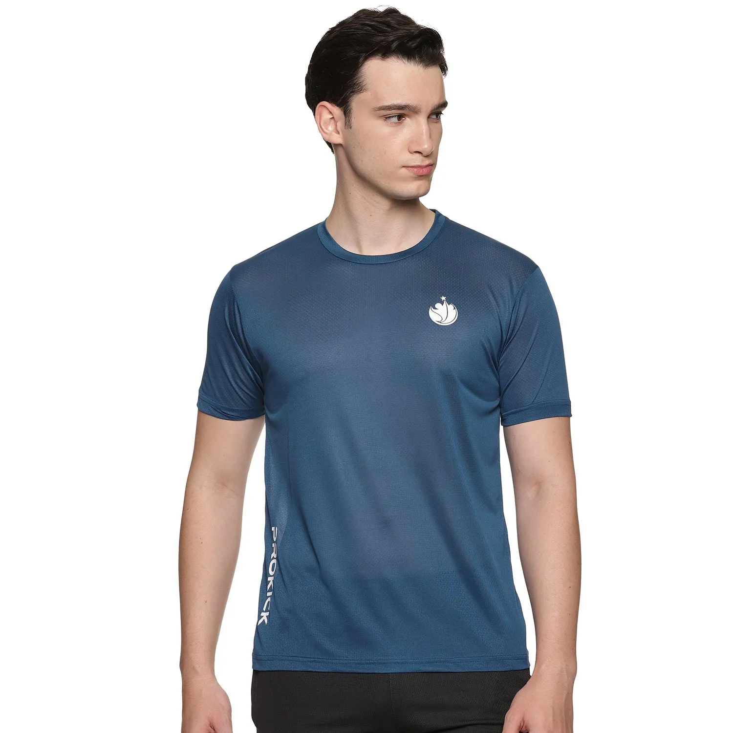 Prokick Plain Half Sleeves Badminton T-Shirt