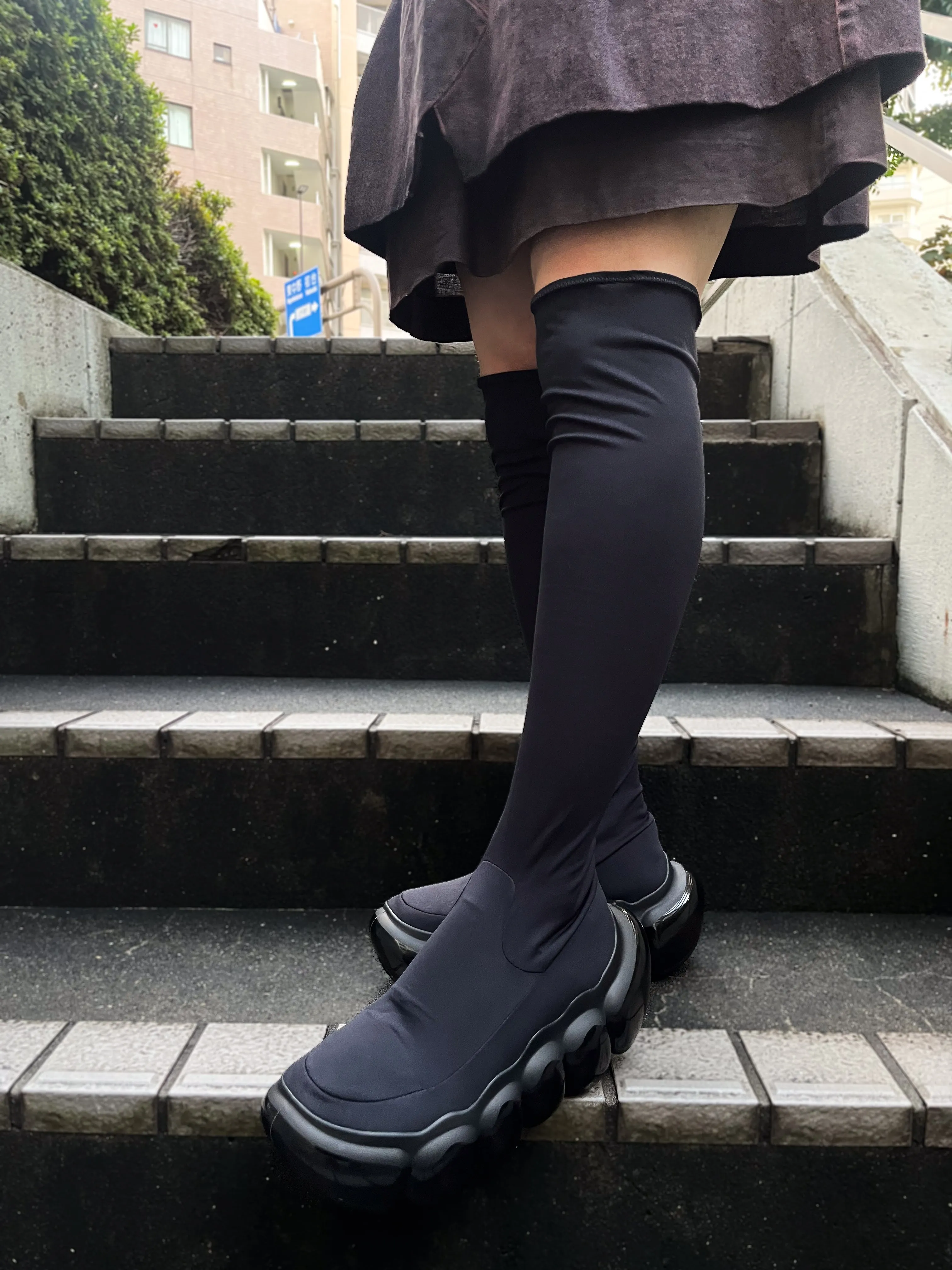 "Jewelry"Bubble Tights / Pure Black