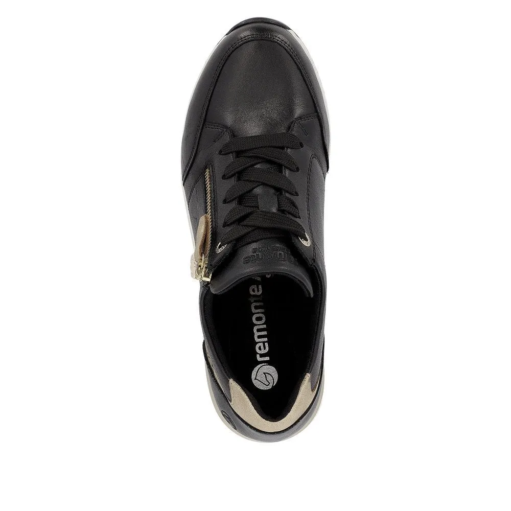 Remonte D0T03-01 Black Combination Womens Casual Comfort Sporty Shoes