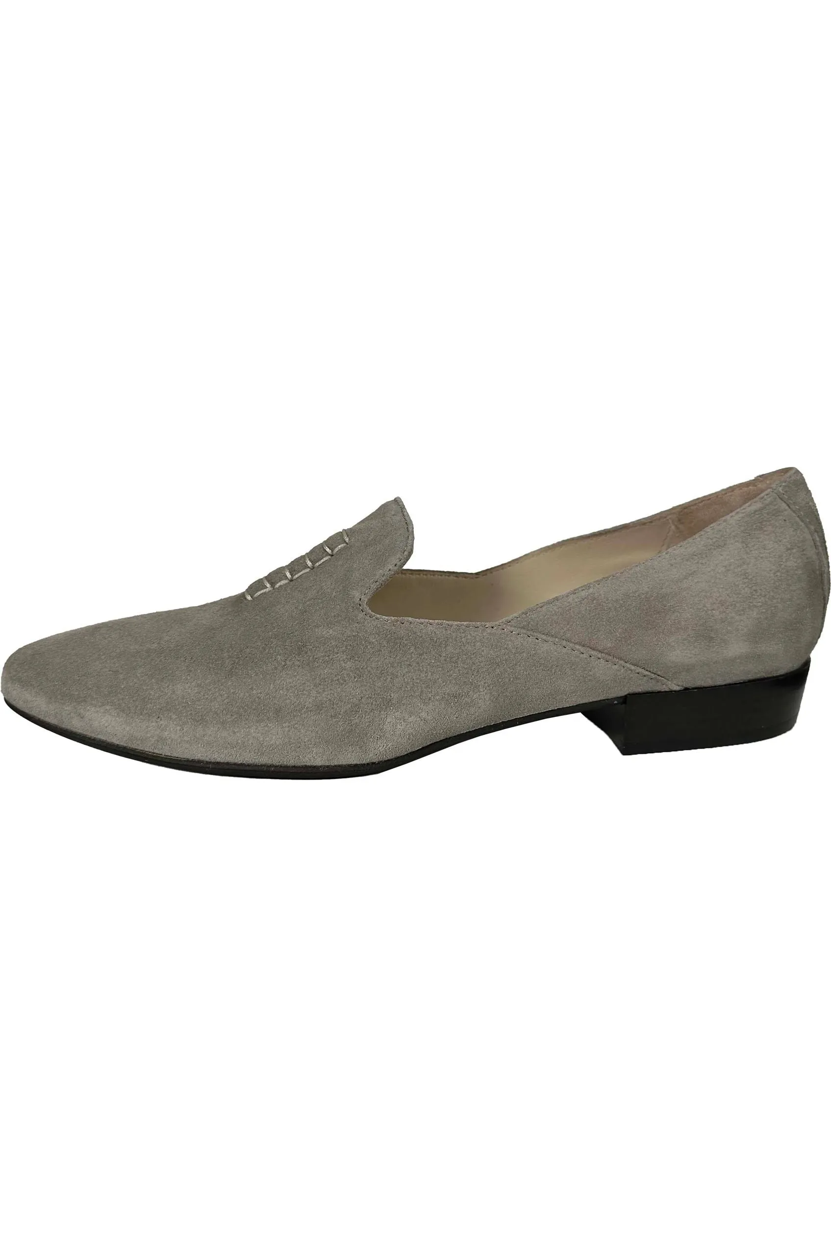 Robertson Madison Geneva Suede Loafer 47.300.065 | Silk Ghiaia (Light Grey)