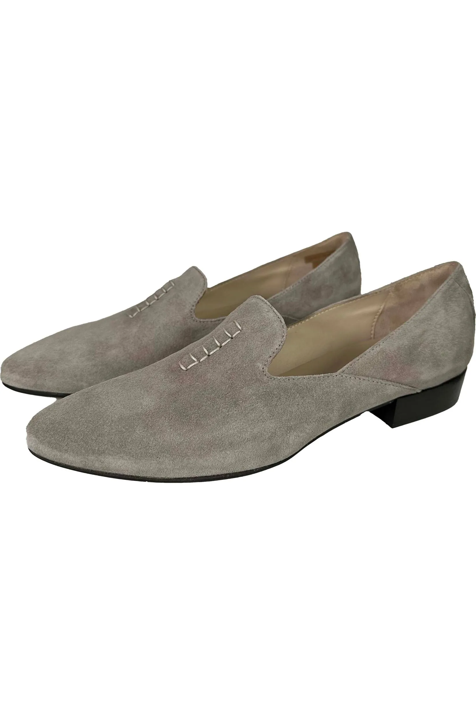 Robertson Madison Geneva Suede Loafer 47.300.065 | Silk Ghiaia (Light Grey)