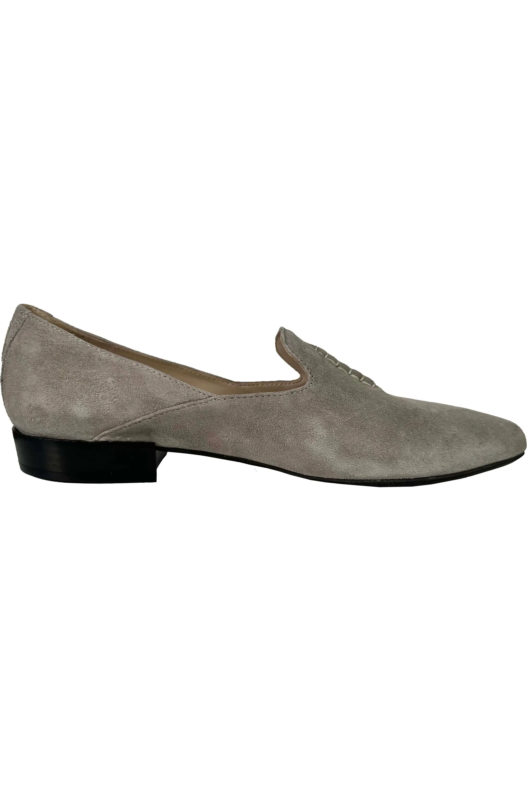 Robertson Madison Geneva Suede Loafer 47.300.065 | Silk Ghiaia (Light Grey)