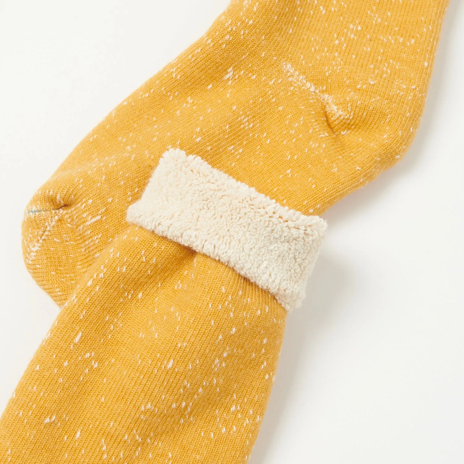 RoToTo Double Face Crew Sock - Yellow