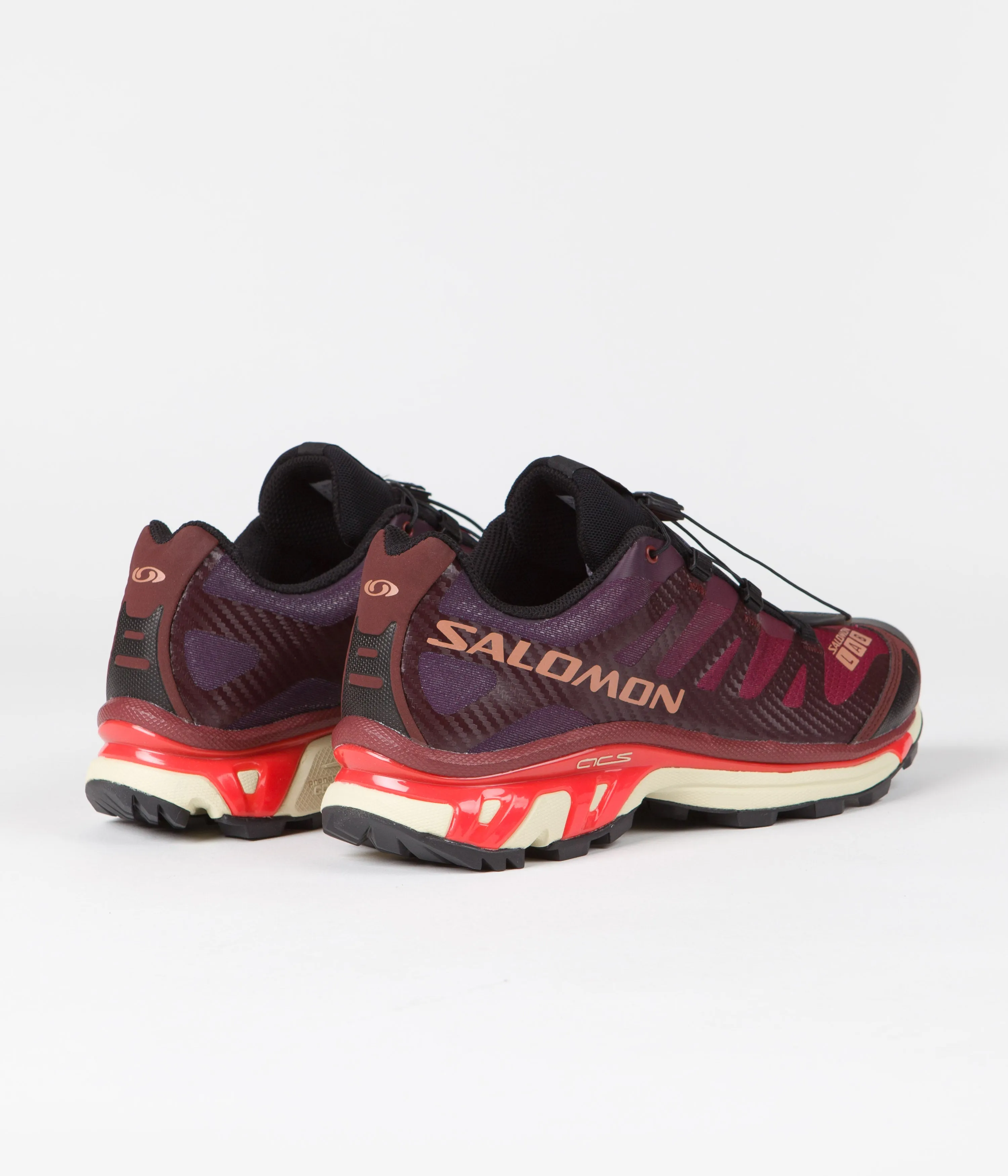 Salomon XT-4 Shoes - Bitter Chocolate / Mocha Mousse / Fiery Red