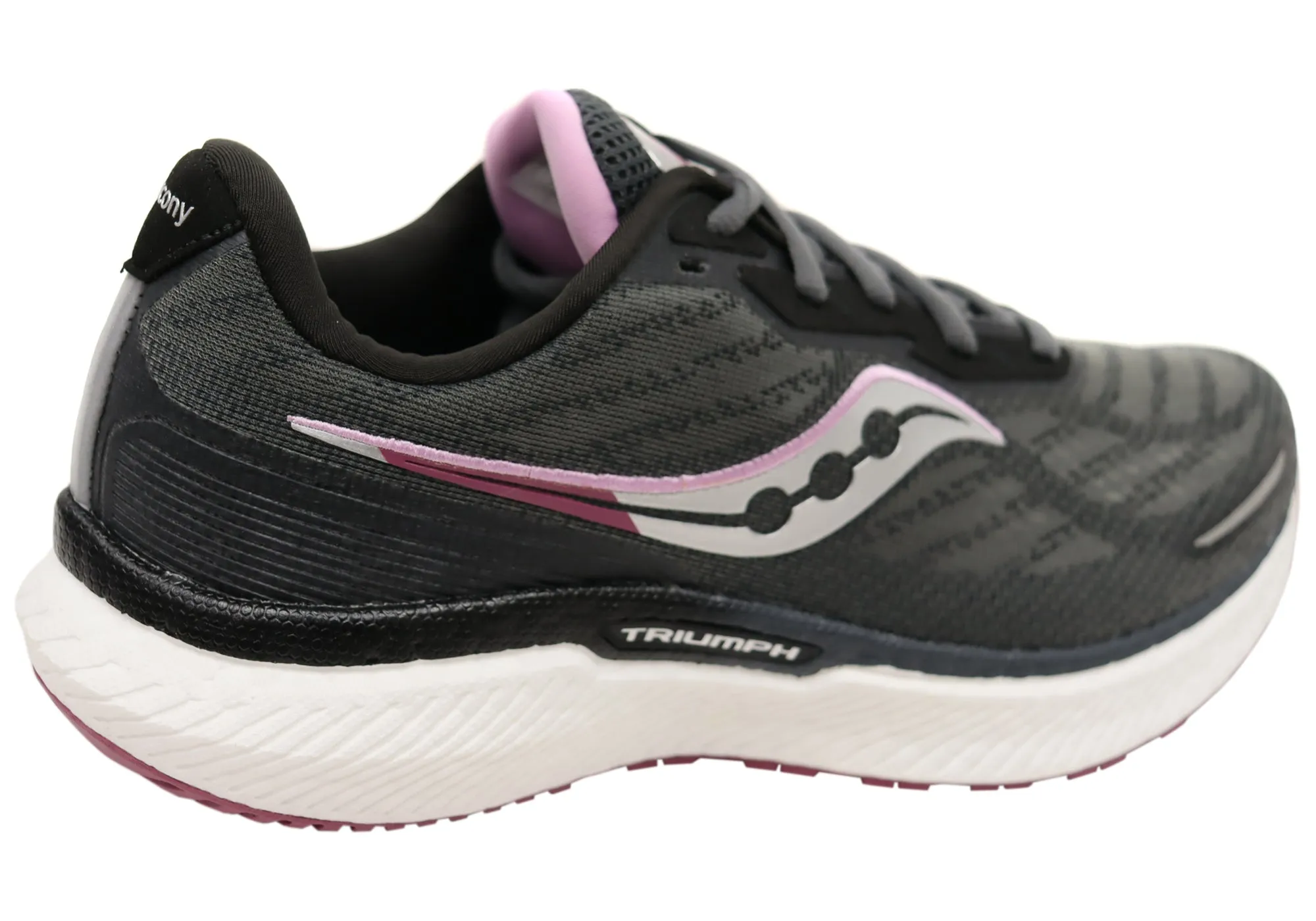 Saucony Womens Triumph 19 Comfortable Athletic Running Shoes