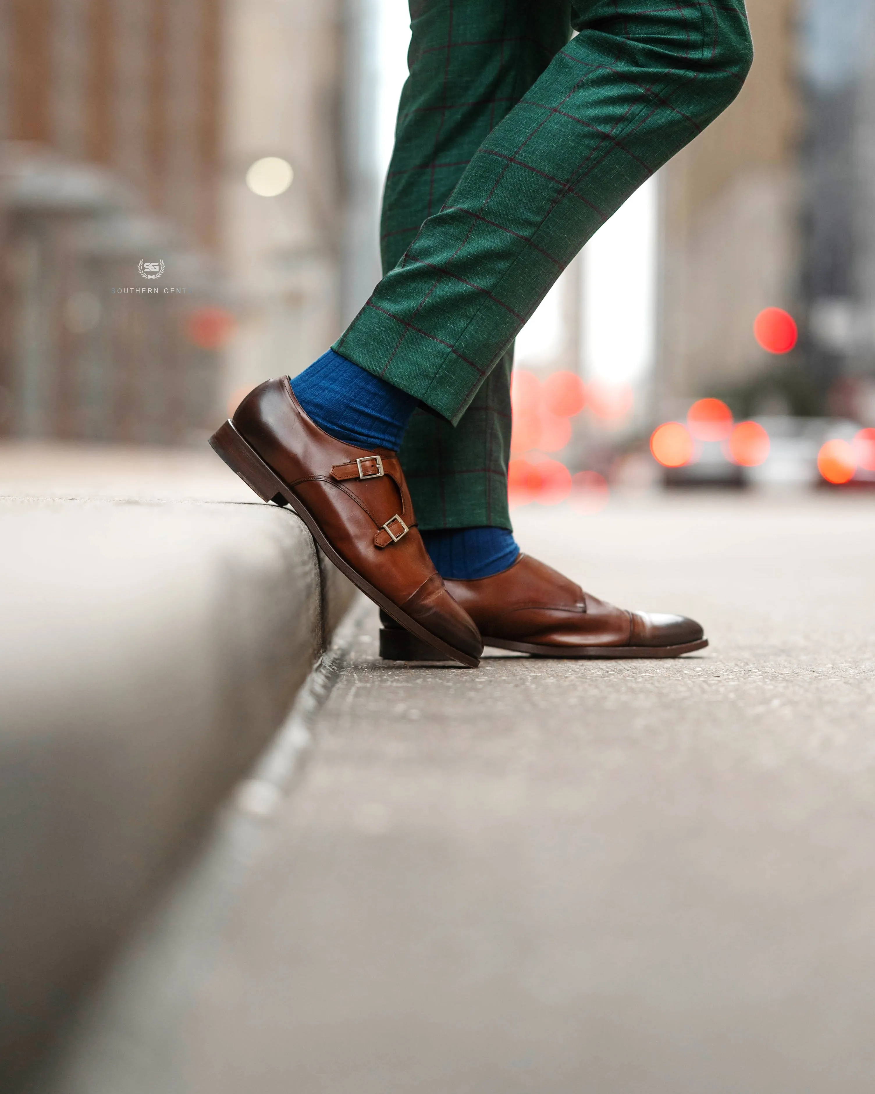 SG Hamilton Double Monkstrap – Dark Brown