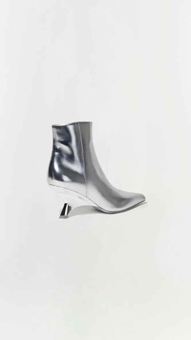 'Shadow' Metallic Bootie