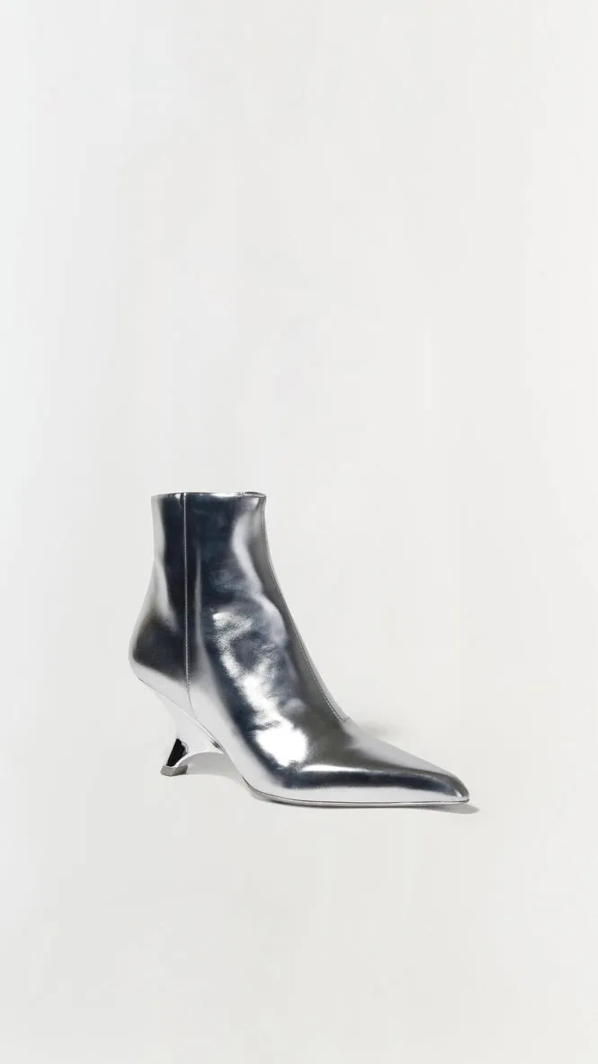 'Shadow' Metallic Bootie