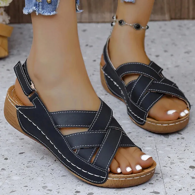 Shoes Sandals Women Summer Soft Ladies Shoes Outdoor Women's Shoes Wedge Women Shoe Plus Size Footwear Sandal Women Female