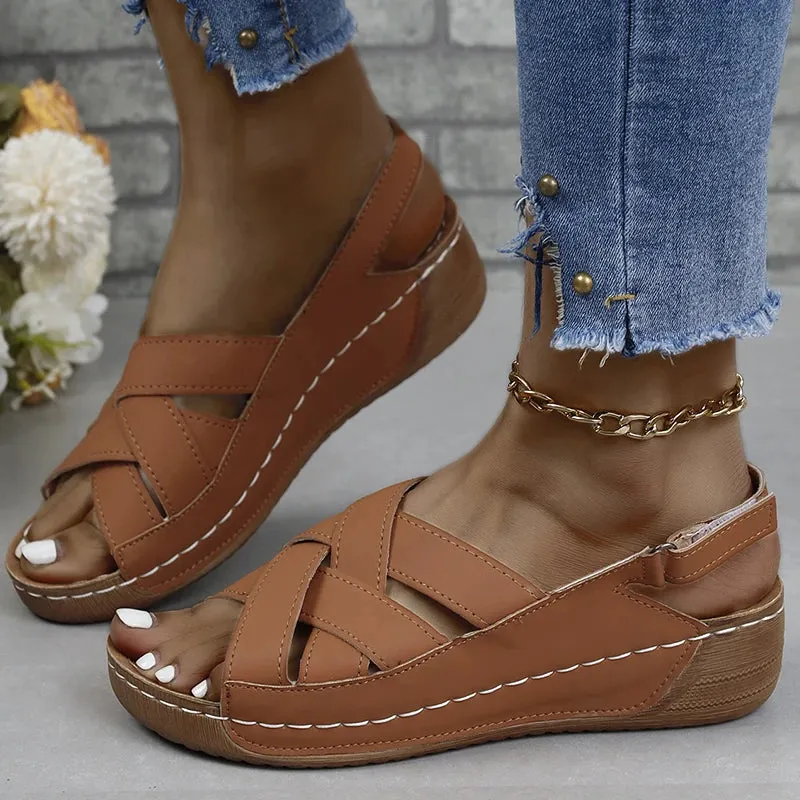 Shoes Sandals Women Summer Soft Ladies Shoes Outdoor Women's Shoes Wedge Women Shoe Plus Size Footwear Sandal Women Female