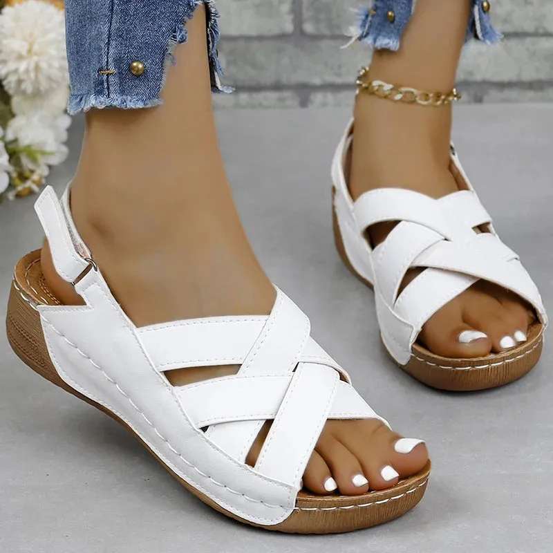 Shoes Sandals Women Summer Soft Ladies Shoes Outdoor Women's Shoes Wedge Women Shoe Plus Size Footwear Sandal Women Female