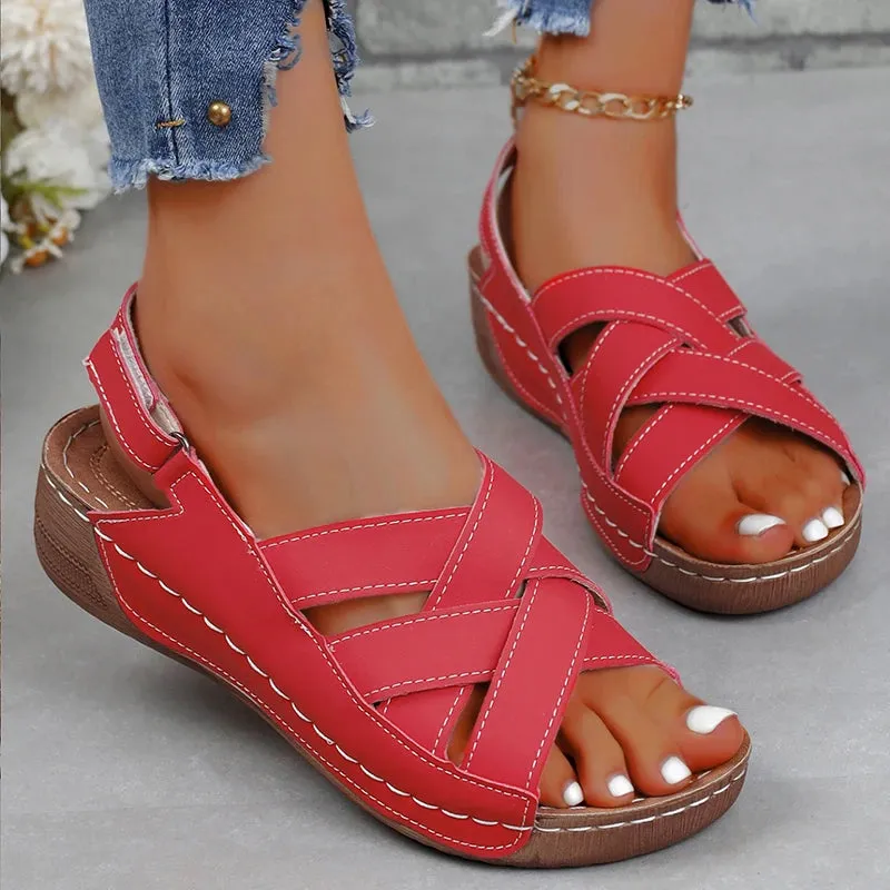 Shoes Sandals Women Summer Soft Ladies Shoes Outdoor Women's Shoes Wedge Women Shoe Plus Size Footwear Sandal Women Female