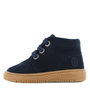 Shoesme: Navy Suede, Lace-up Kids Boot