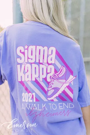 Sigma Kappa Walk to End Alzheimers Tee