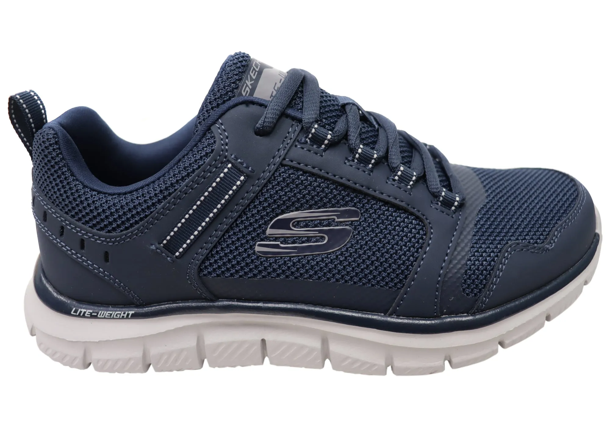 Skechers Mens Track Knockhill Comfortable Memory Foam Shoes