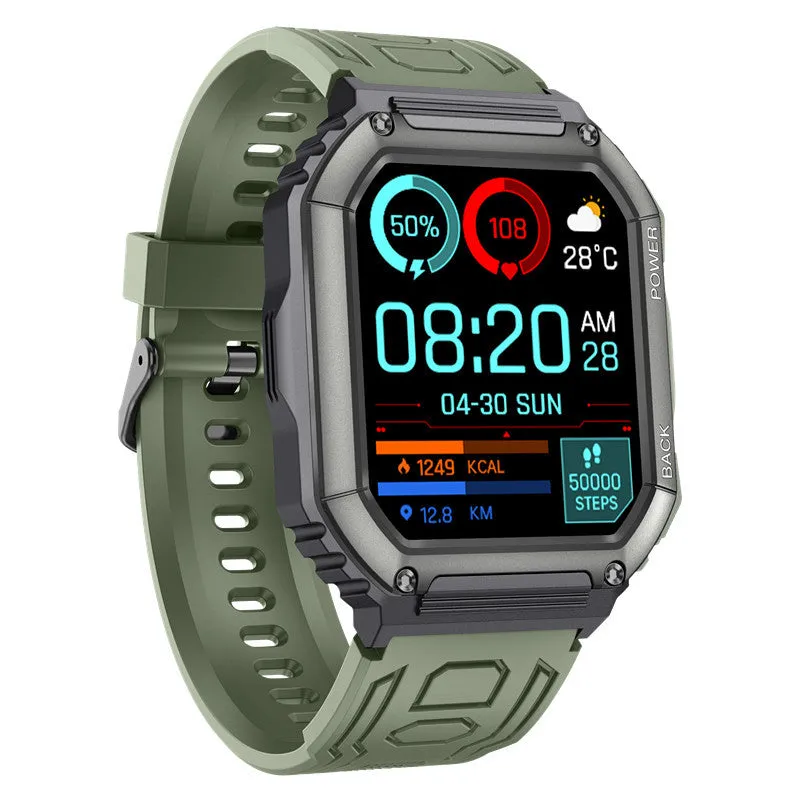 Smart Watch Bluetooth Calling Music Playback Heart Rate Blood Pressure Outdoor Sports Three-Proof IP67 Waterproof