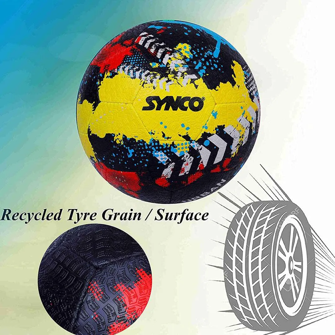 Synco Street Urban rubber Soccer Ball | size-5 | Multicolor