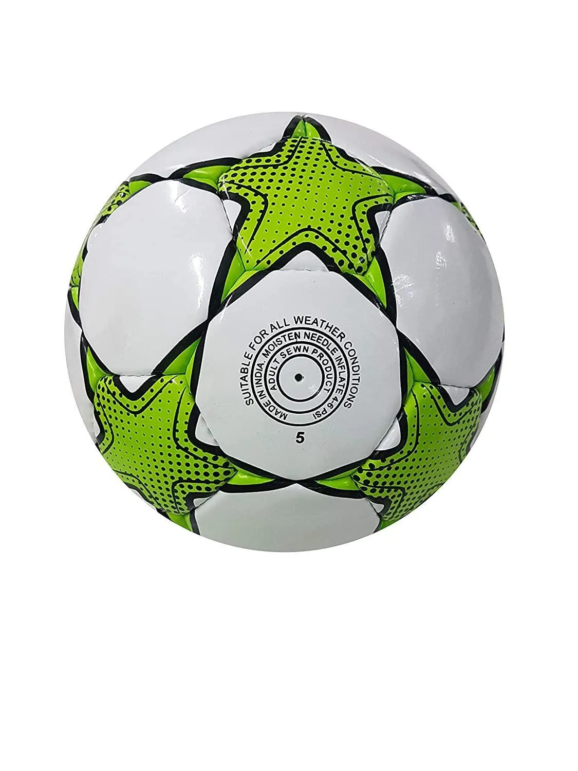 Synco World Cup Football |Soccer Ball Size-5 |Green| 1 Pc