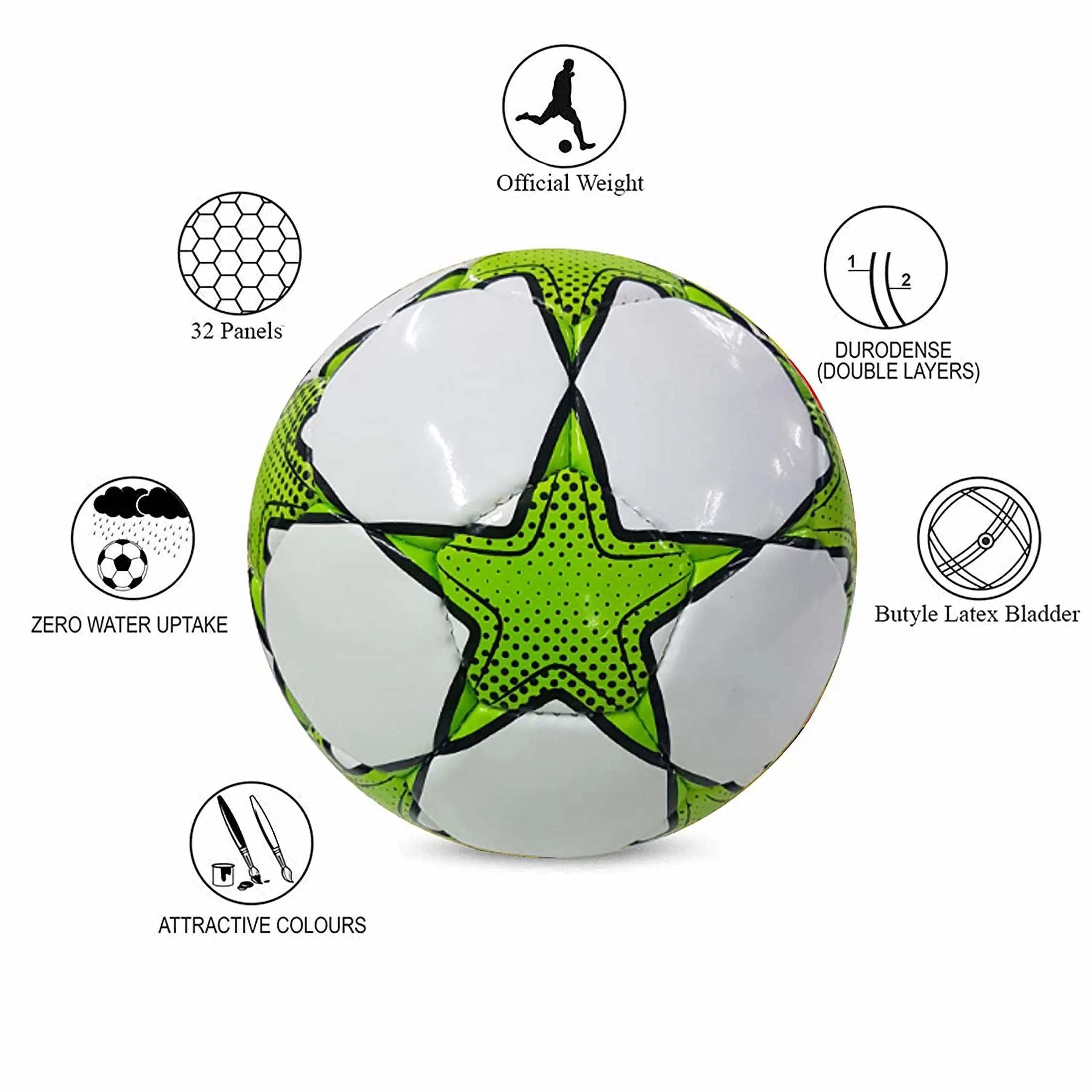 Synco World Cup Football, Soccer Ball Size-5