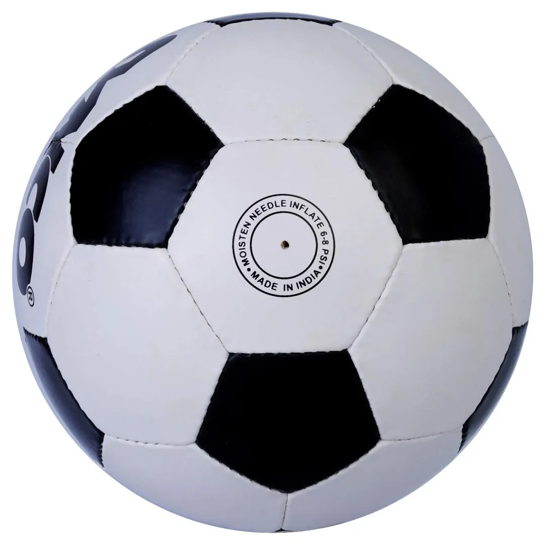 Synco World Cup Series Clasico Soccer ball/Football with Classic White-Black Design | Best for Boys, Girls, Adults, Size-5