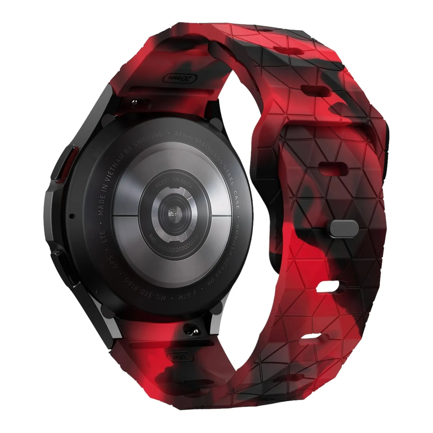 Tissot 18mm Range Silicone Football Pattern Watch Straps